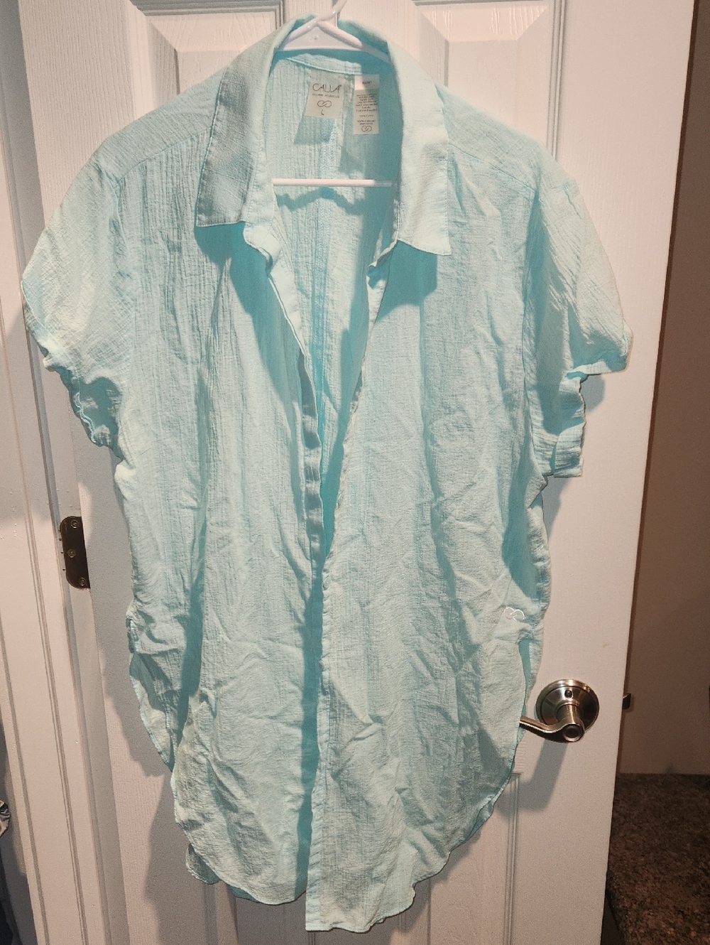CALIA by Carrie Underwood Lightweight Button-Up Top